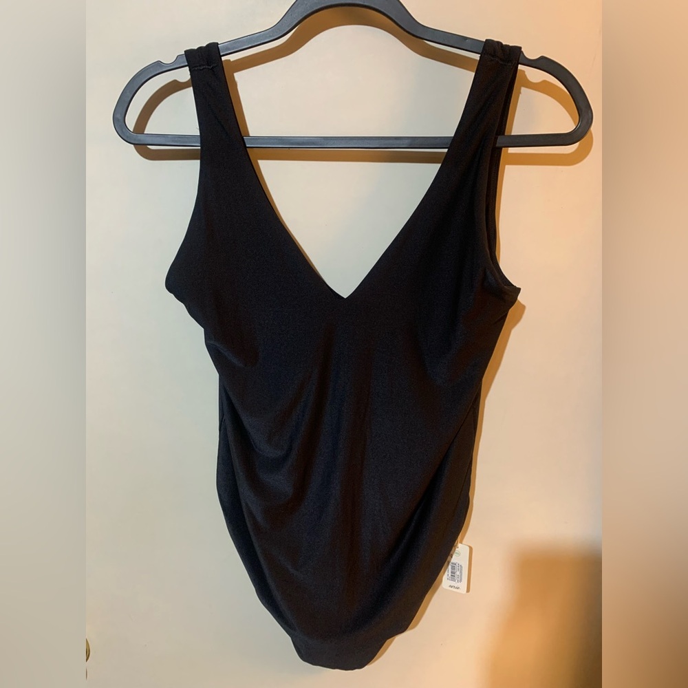 Aerie Smoothez Thong Bodysuit in Classic Black Size XL NWt - Picture 2 of 4